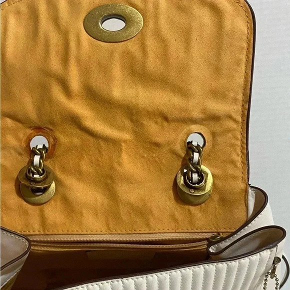 Coach white mini convertible leather backpack - Picture 11 of 12